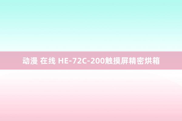 动漫 在线 HE-72C-200触摸屏精密烘箱